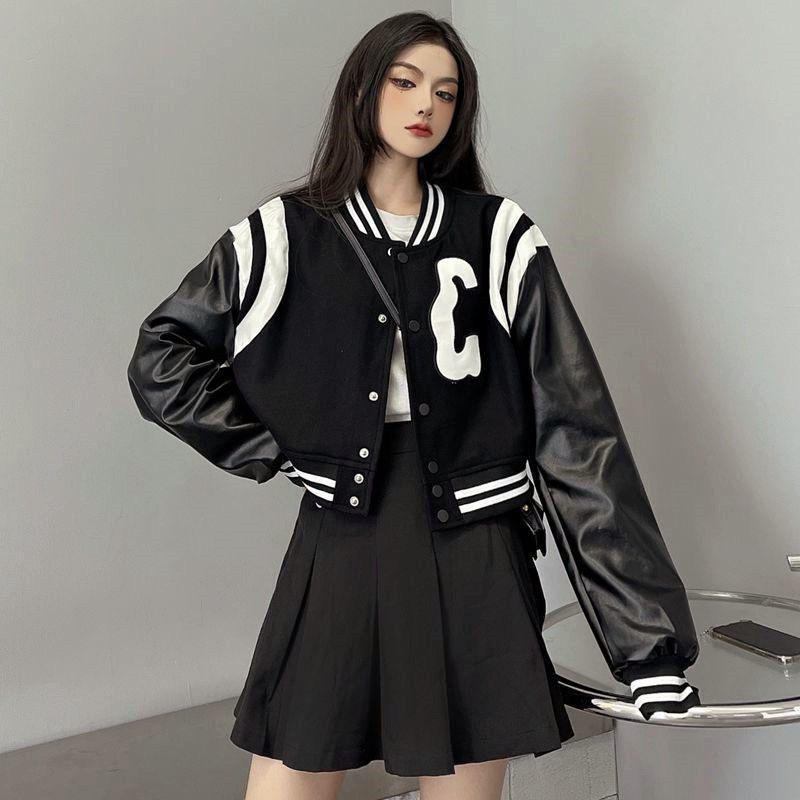 Bomber dáng ngắn B0030
