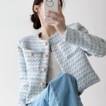 Tweed xanh xinh B0026