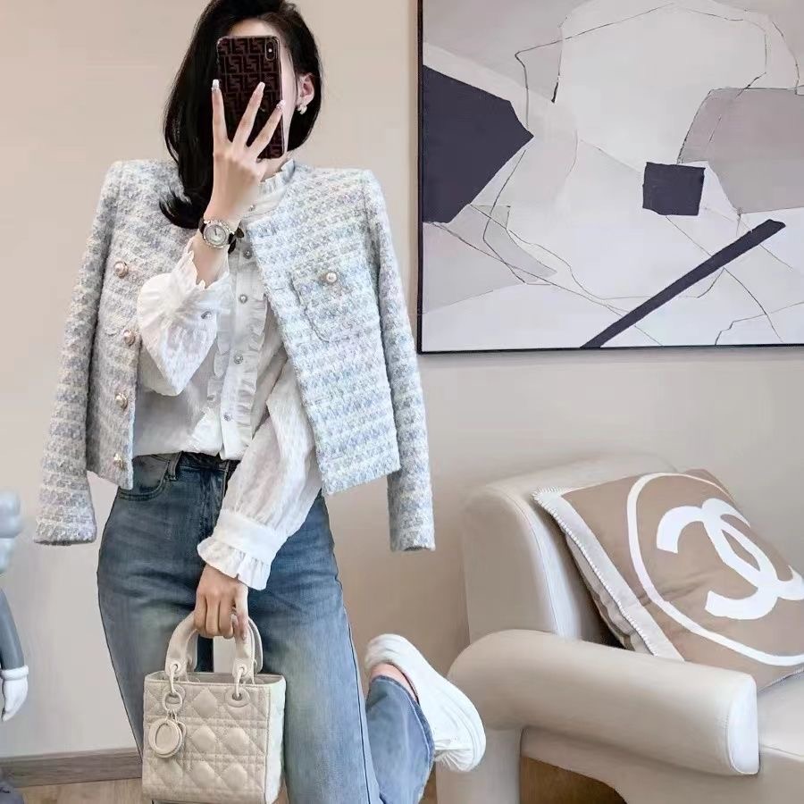 Tweed xanh xinh B0026