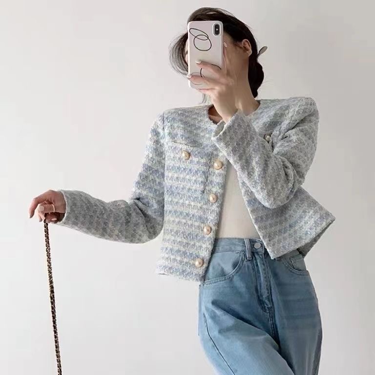 Tweed xanh xinh B0026