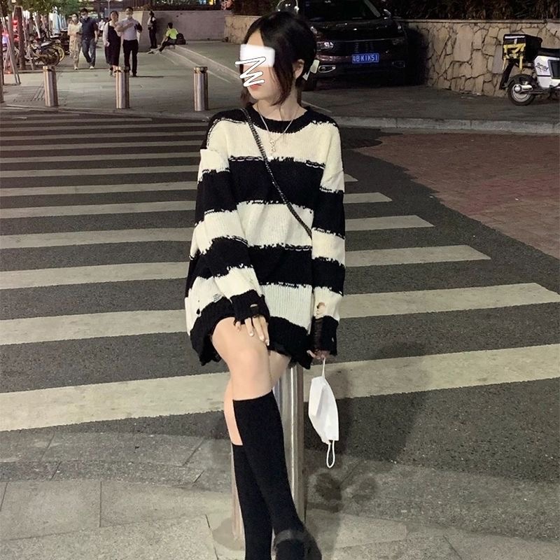 Áo len kẻ AL0001