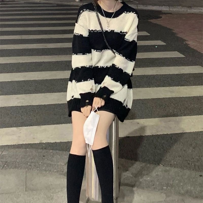 Áo len kẻ AL0001