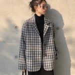 Blazer kẻ xinh