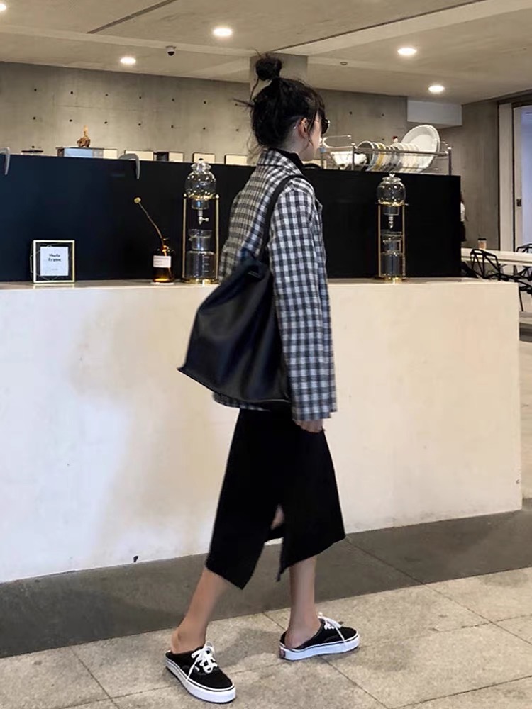 Blazer kẻ xinh