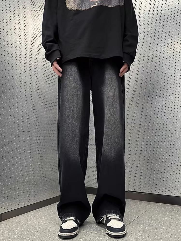 Jeans nam ống rộng QNAM0003