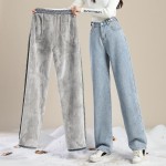 Quần jeans xuông lót nỉ Q0024