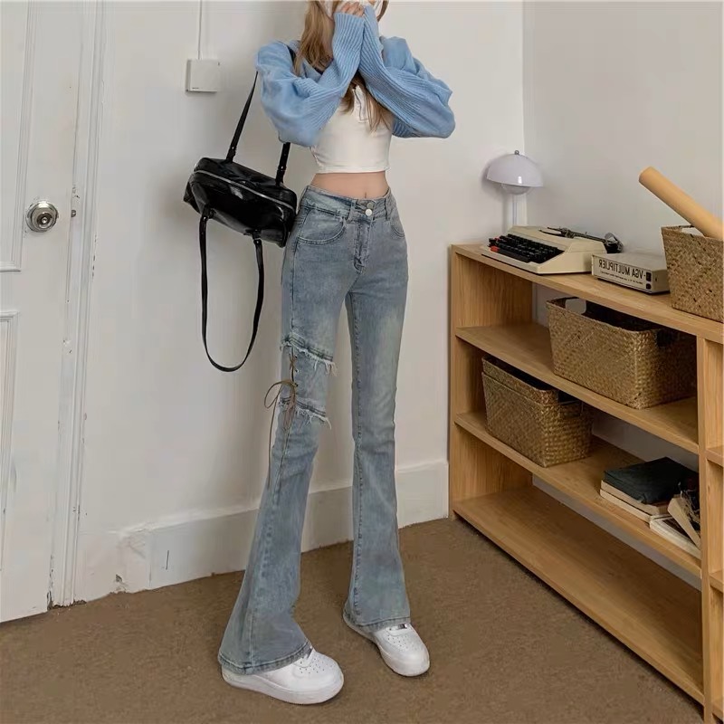 Quần jeans nữ tôn dáng Q0006
