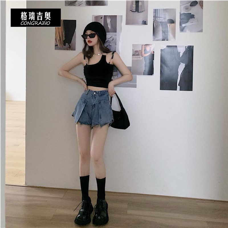 Quần jeans nữ mặc được 2 dáng Q0005