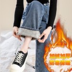 Quần jeans xuông lót nỉ Q0024