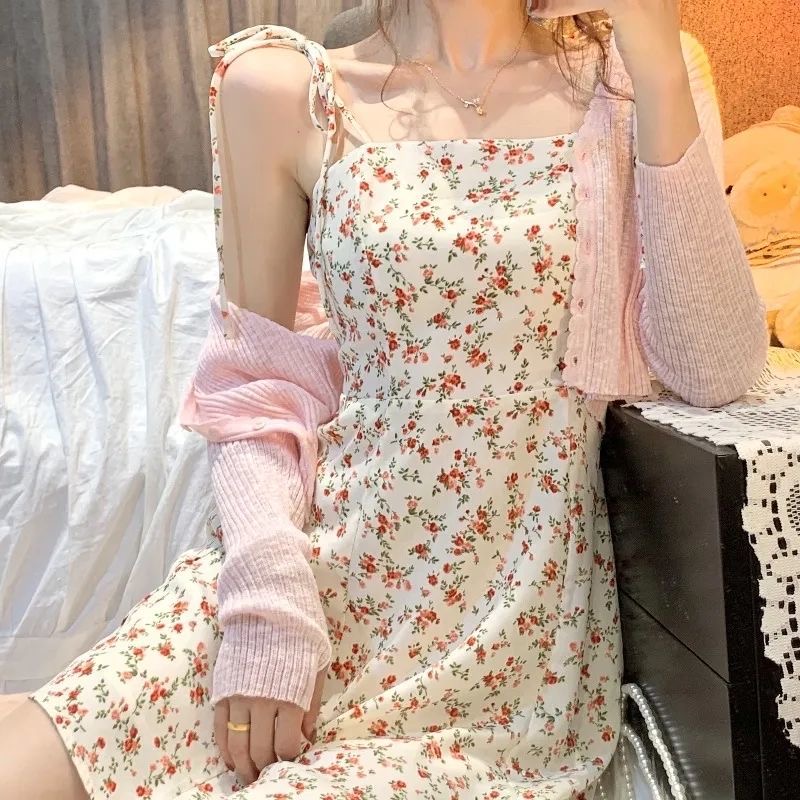 Set váy hoa xinh SN0060