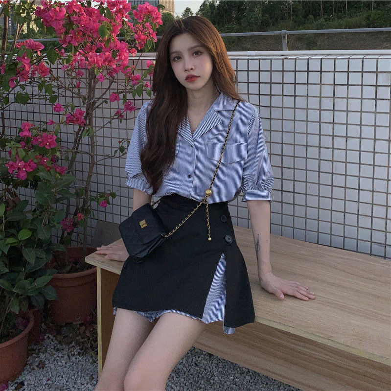 Set váy sơ mi SN0009