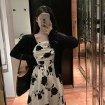Set váy hoa kèm cardigan khoác ngoài SN0021
