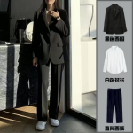 Set 4 món (Blazer+sơ mi+quần+cà vạt) SN0030