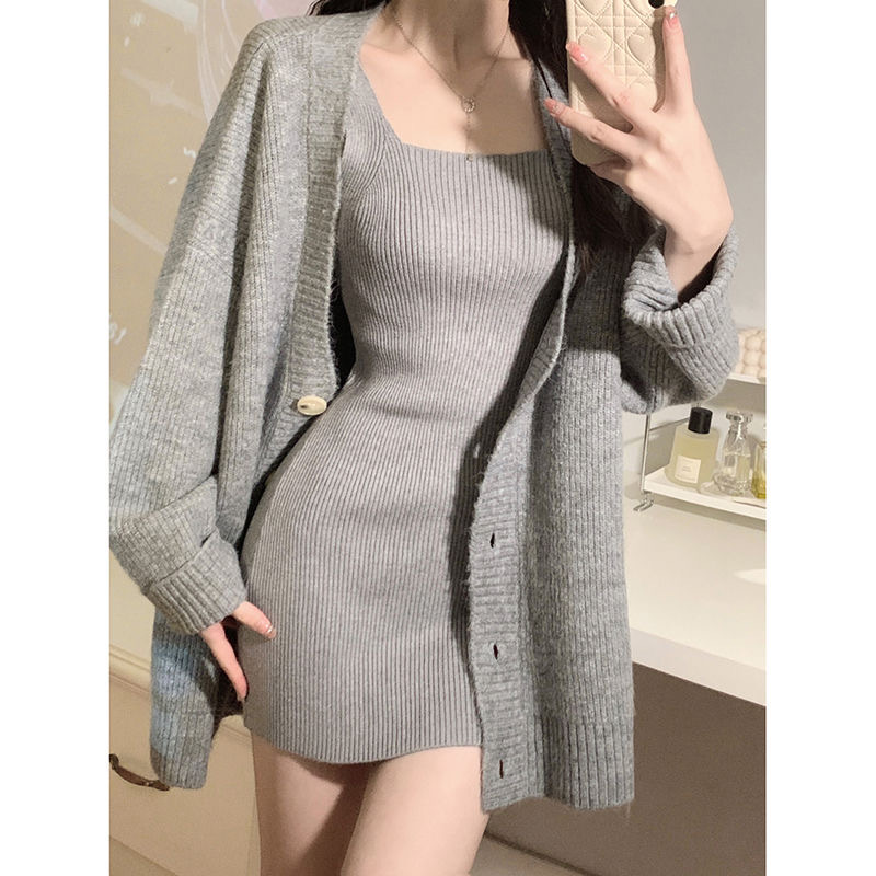 Set váy Kèm Cardigan SN0014