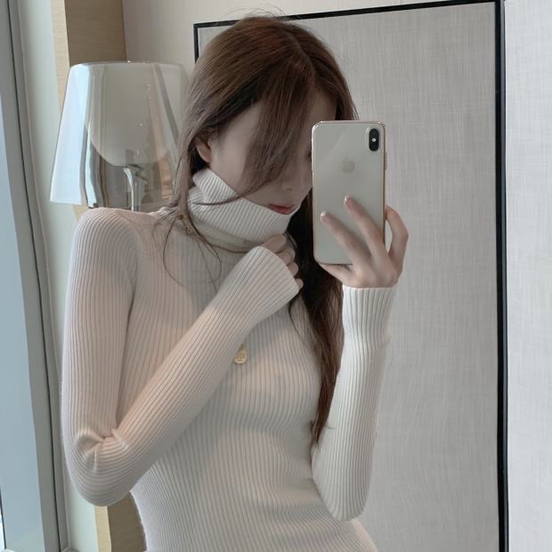 Váy len cao cổ xinh V0019