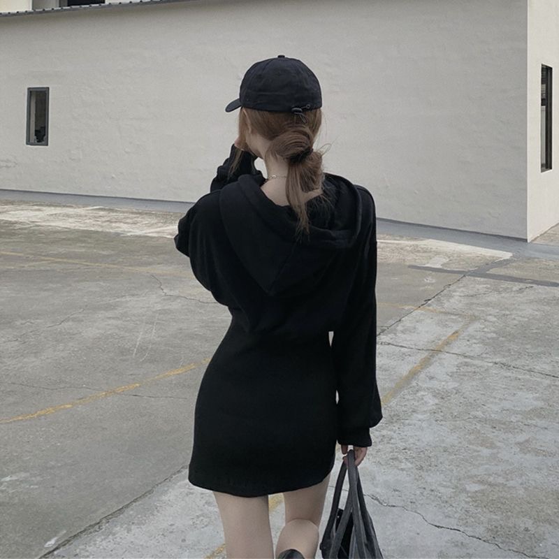 Váy nỉ hoodie V0014